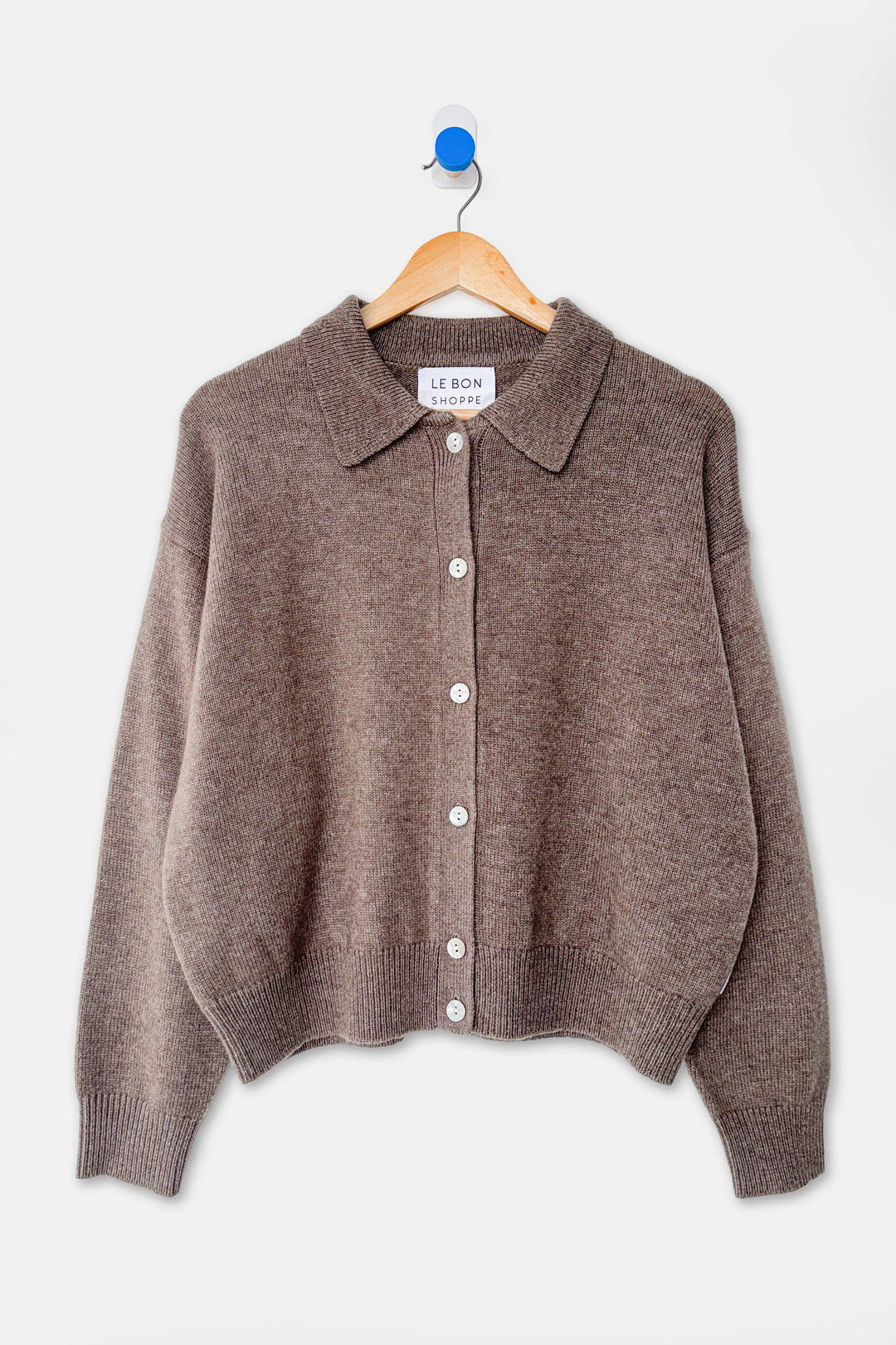 Le Bon Shoppe Lou Cashmere Cardigan - Frappe