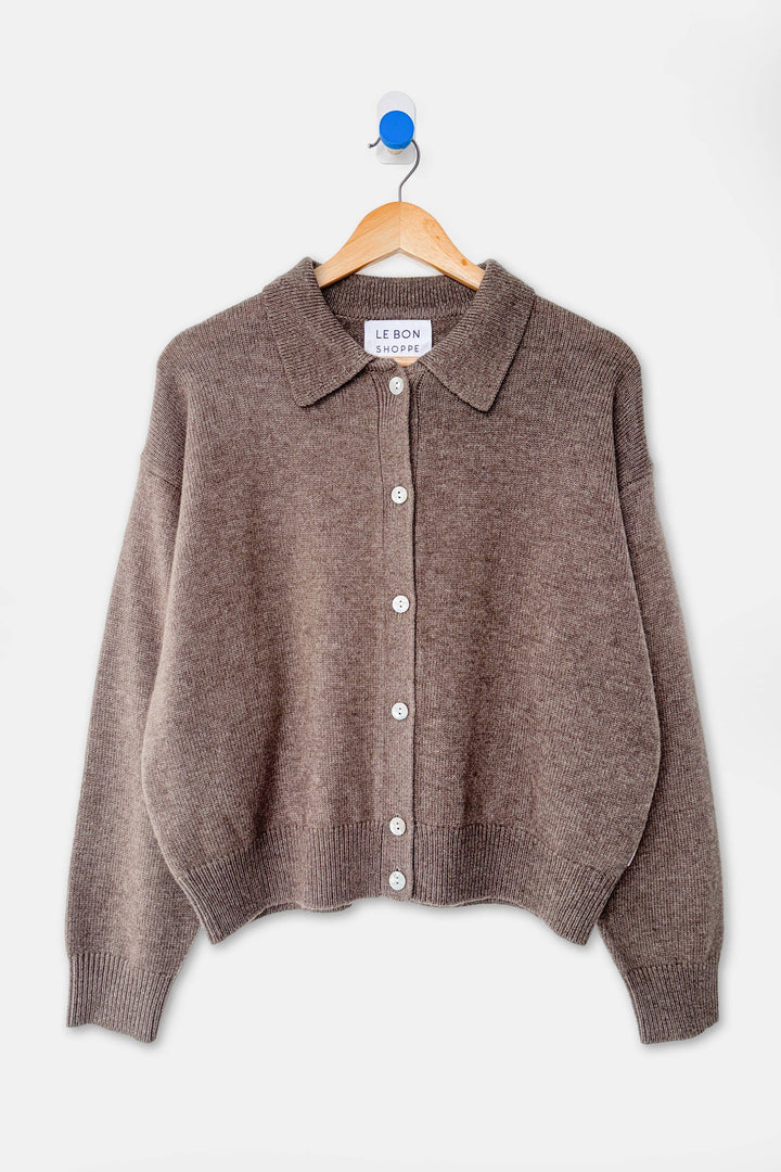 Le Bon Shoppe Lou Cashmere Cardigan - Frappe