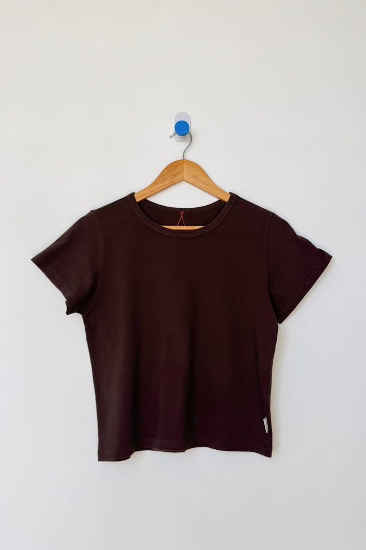 Le Bon The Little Boy Tee: Dark Cacao