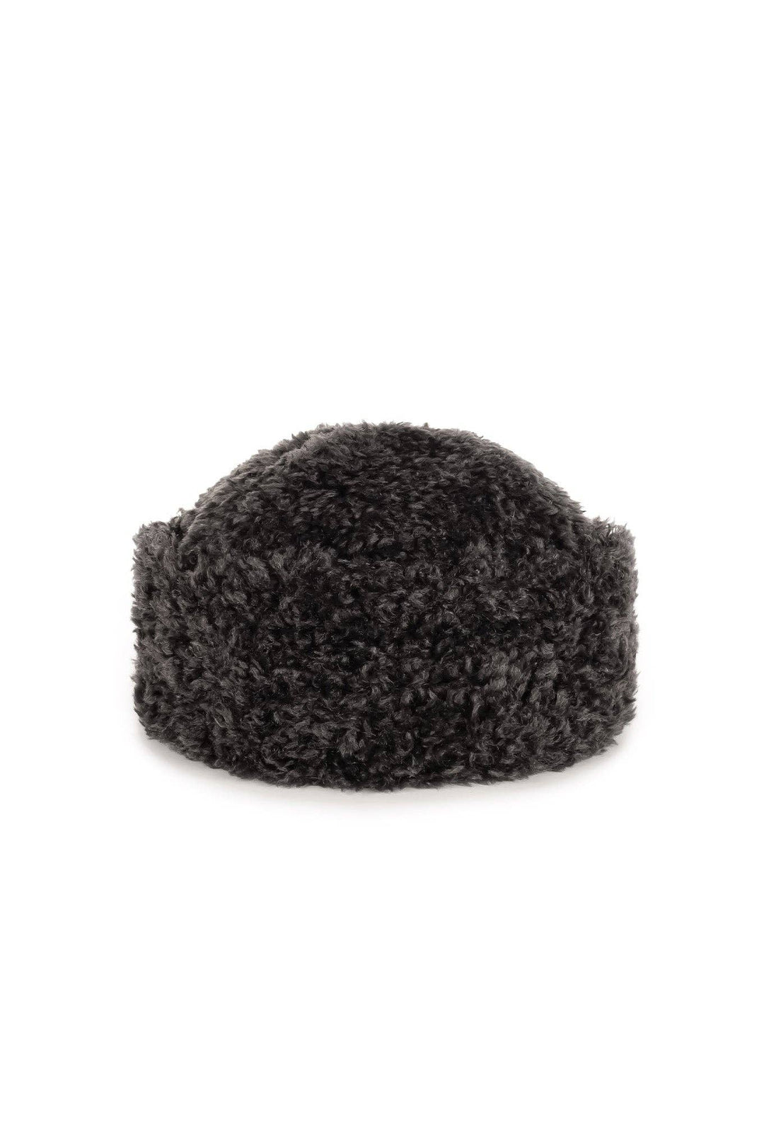 Sherpa Hat: Taupe Faux Sheepskin