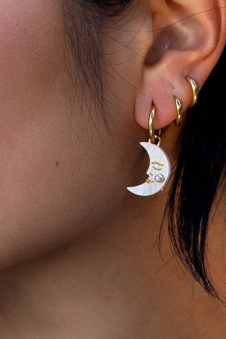 Celestial Hoops - 18K Gold Plated