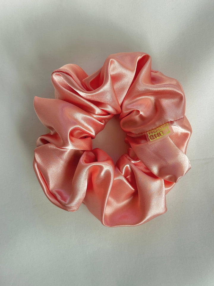 Mini Satin Scrunchie: Mauve