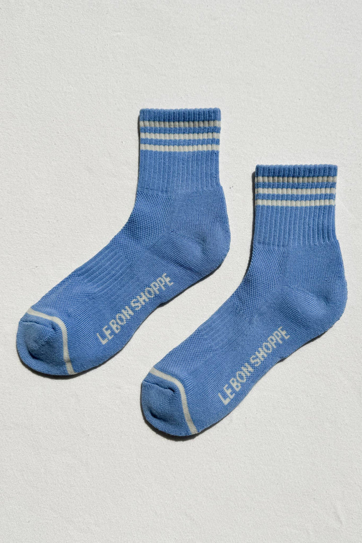 Girlfriend Socks: Bright Grey