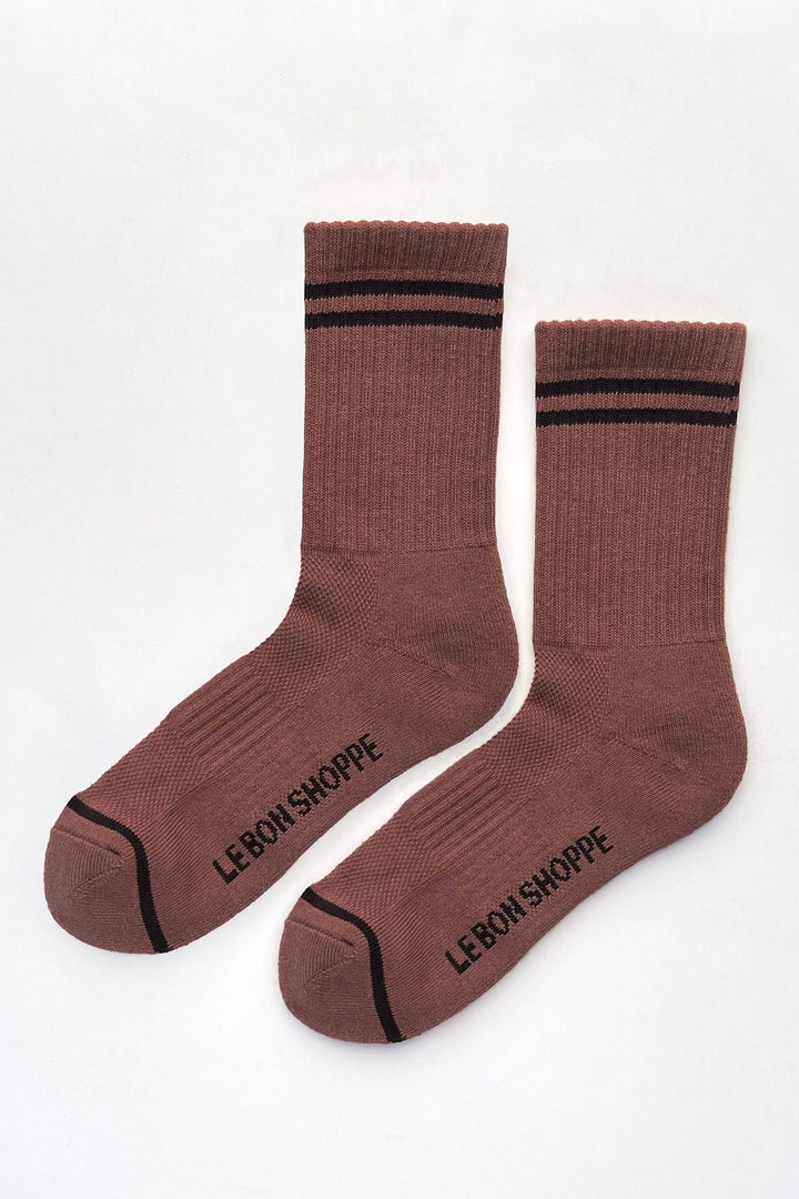 Boyfriend Socks (wholesale): Clay
