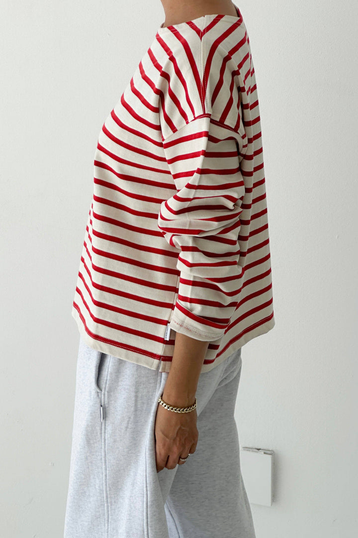 Sailor Top: RED STRIPE