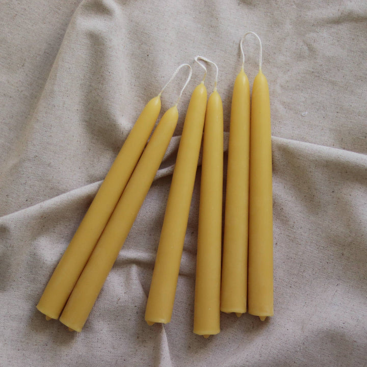 Pair of Sustainable Dinner Candle | Hand Dipped Taper Candle