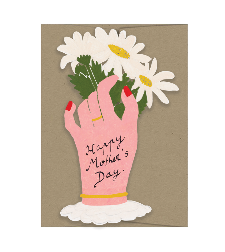 Happy Mother's Day Flowers - Die Cut Card