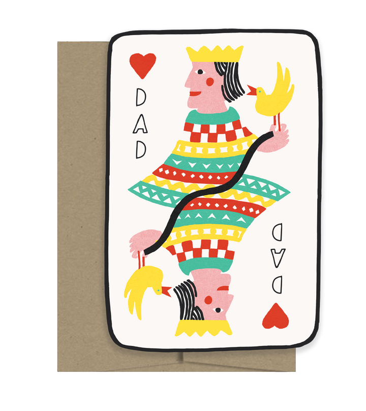 Father King - Die Cut Card