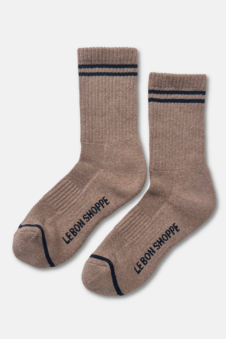 Boyfriend Socks (wholesale): Clay