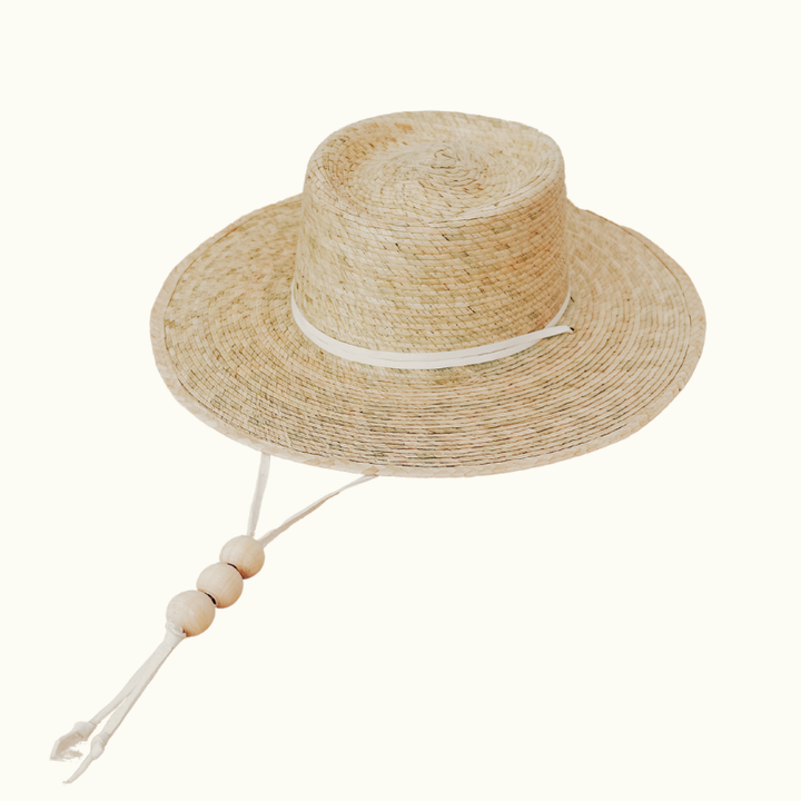 Telescope Straw Sunhat Women, brim hats women, chin cord: Large | 58cm / Mint