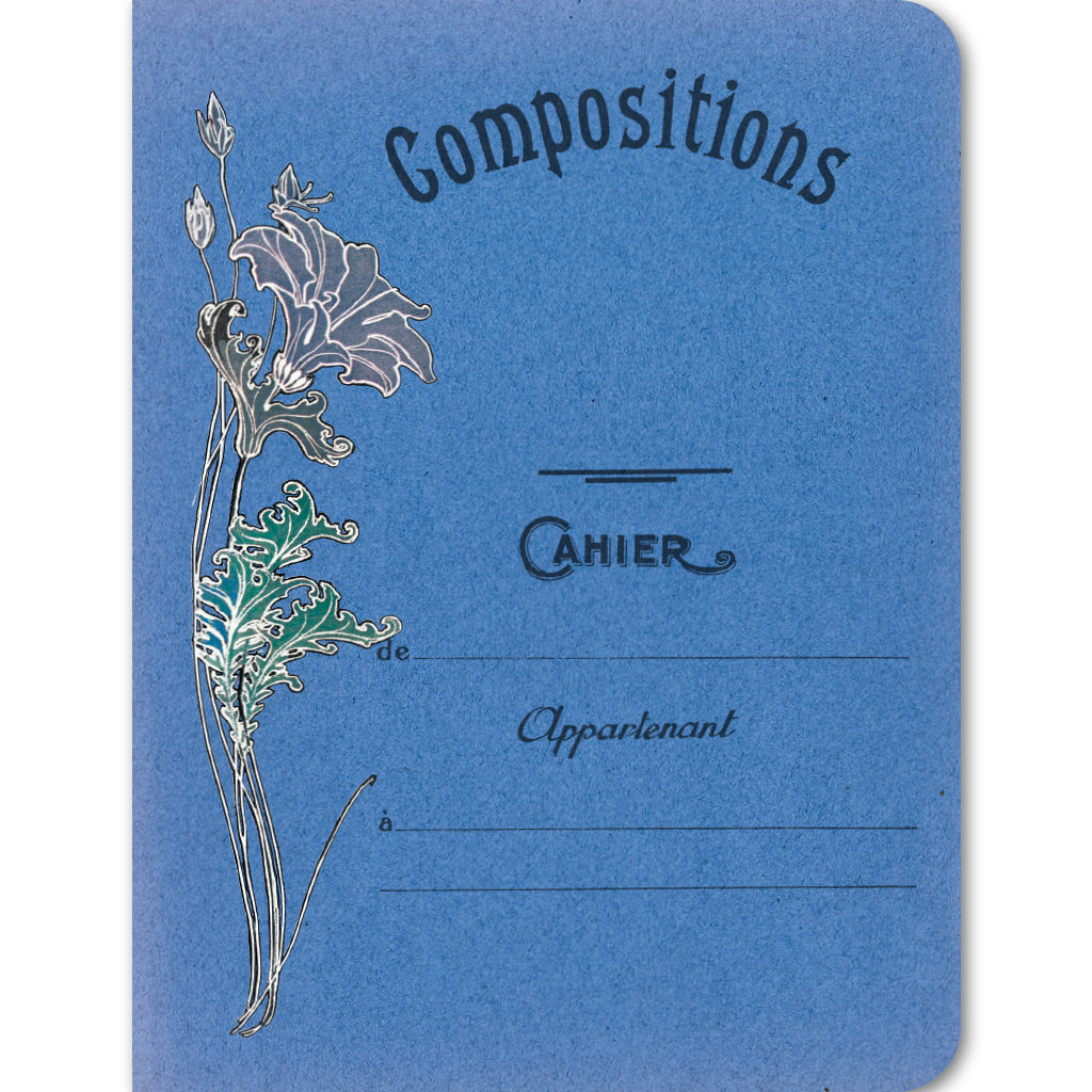 Composition Flower - French Notebook