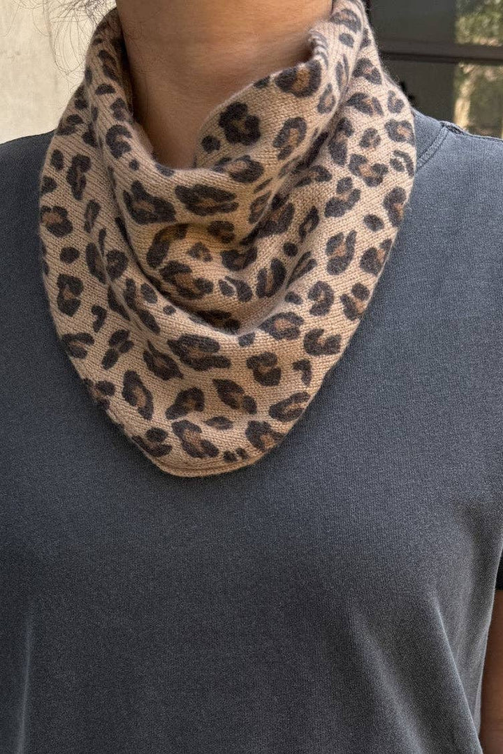 Cashmere Bandana: POWDER BLUE
