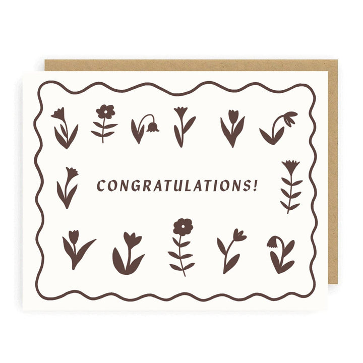 Congratulations Flowers Card