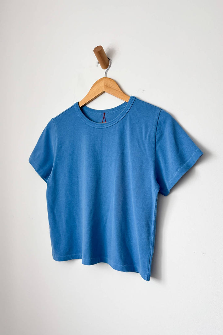 The Little Boy Tee: Coastal Blue