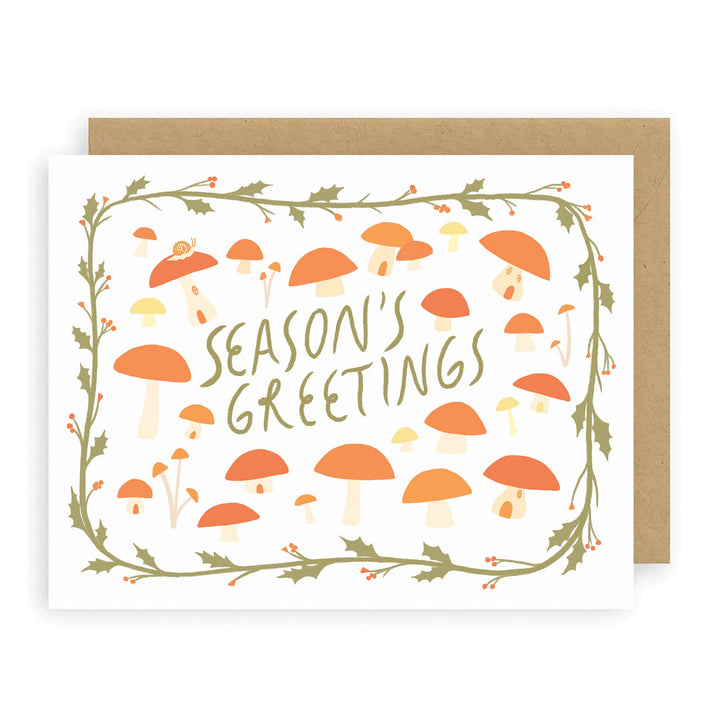 Mushroom Season Greeting Card