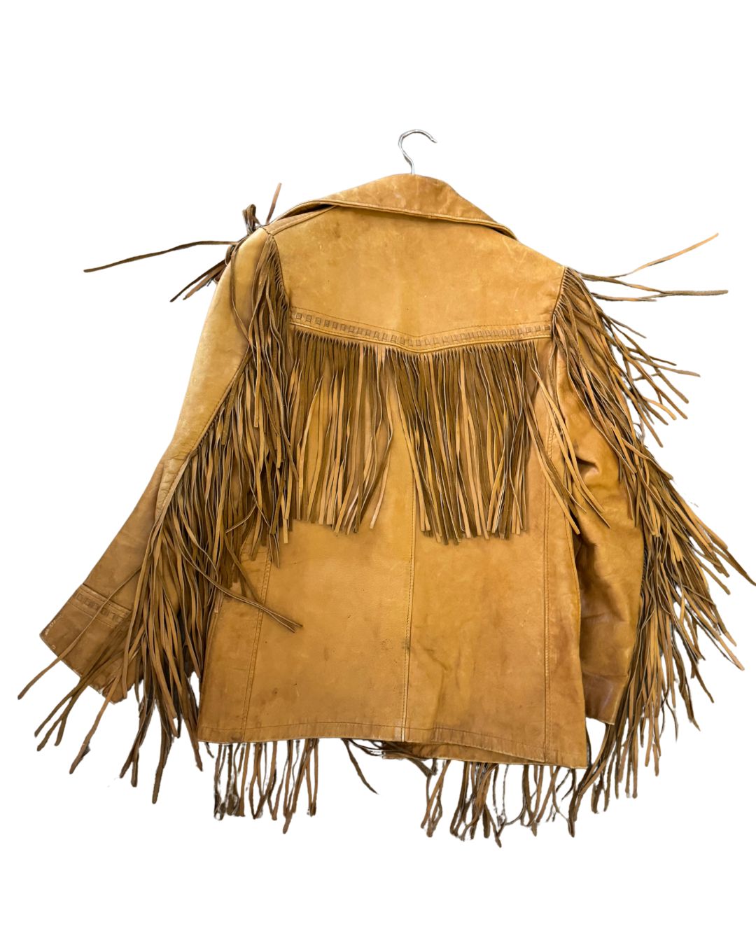 Vintage Schott Western Fringe Leather Jacket – 1970s Rockstar Style - S