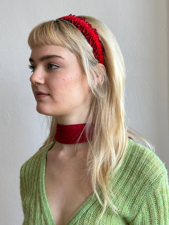 Antoinette Headband: Red