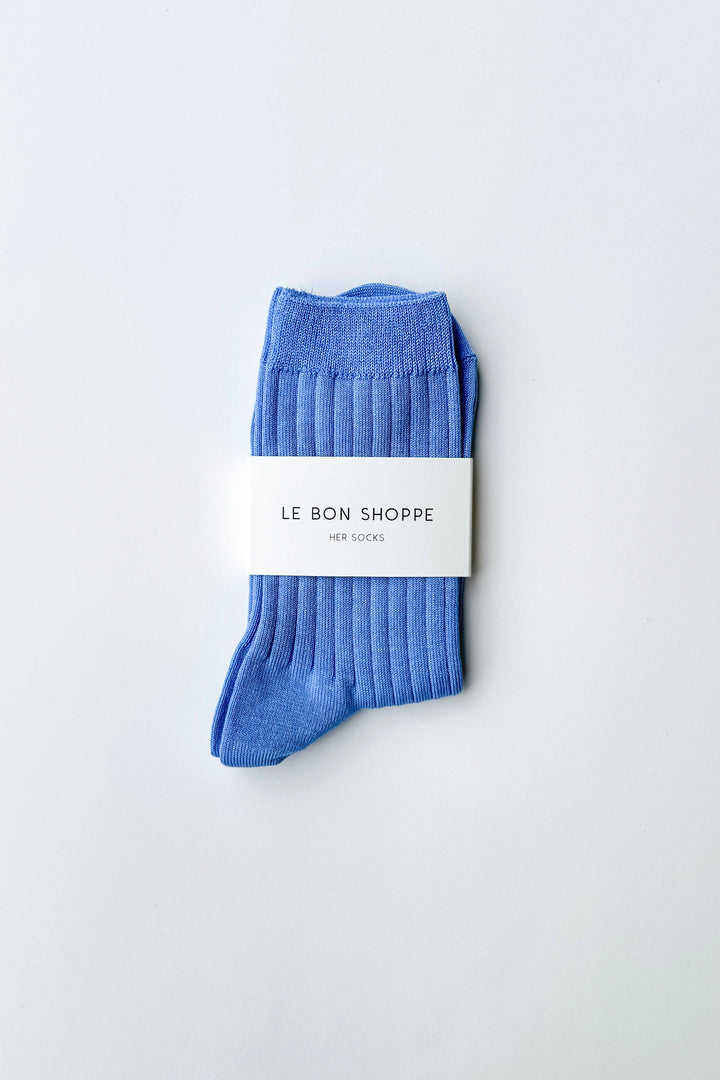 Her Socks - MC Cotton: Periwinkle