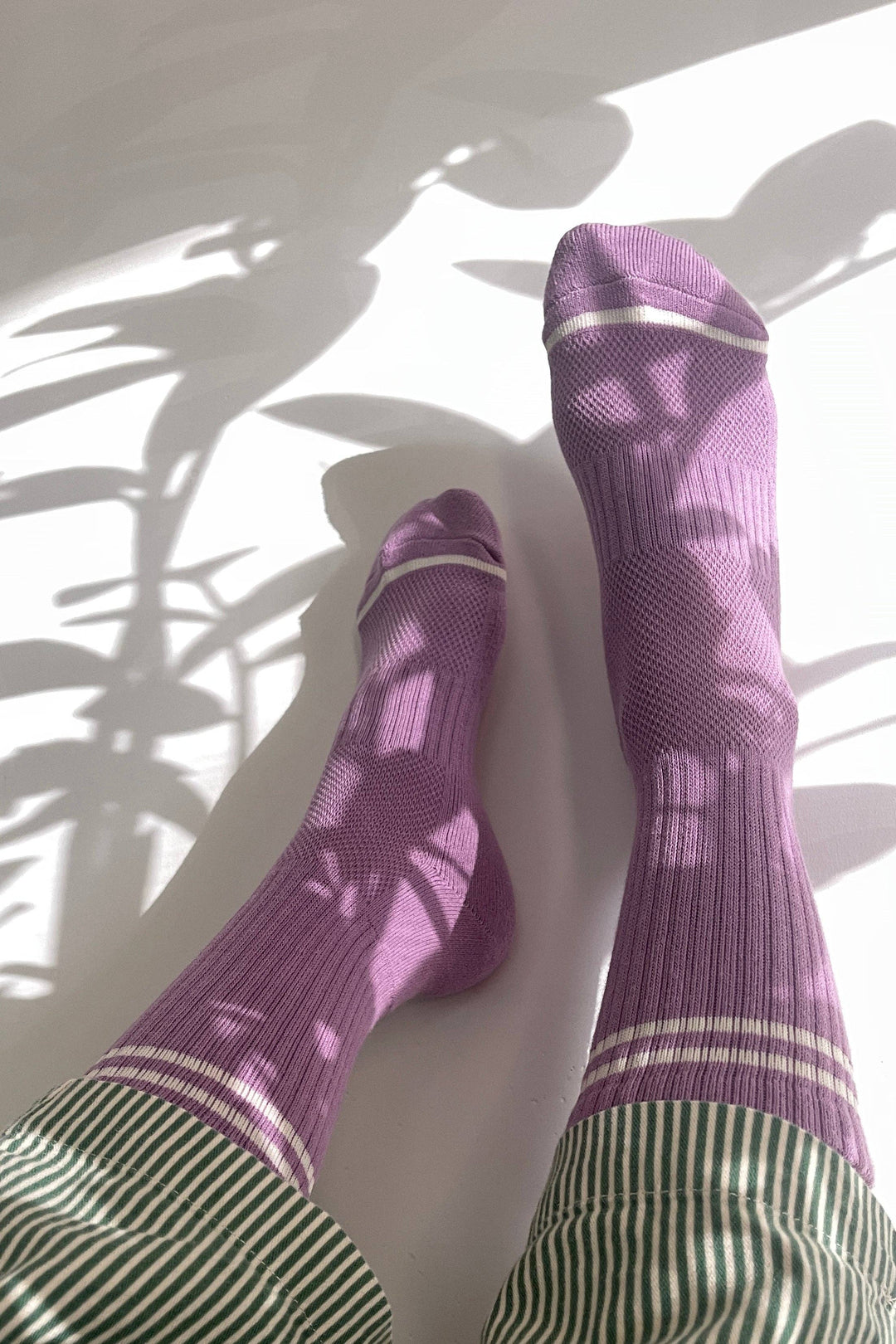 Boyfriend Socks: Pastel Sky