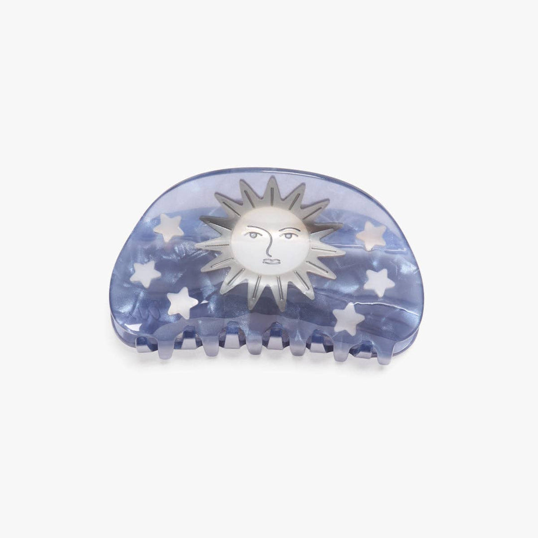 Pleiades Moon Stars Constellation Acetate Hair Claw Clip
