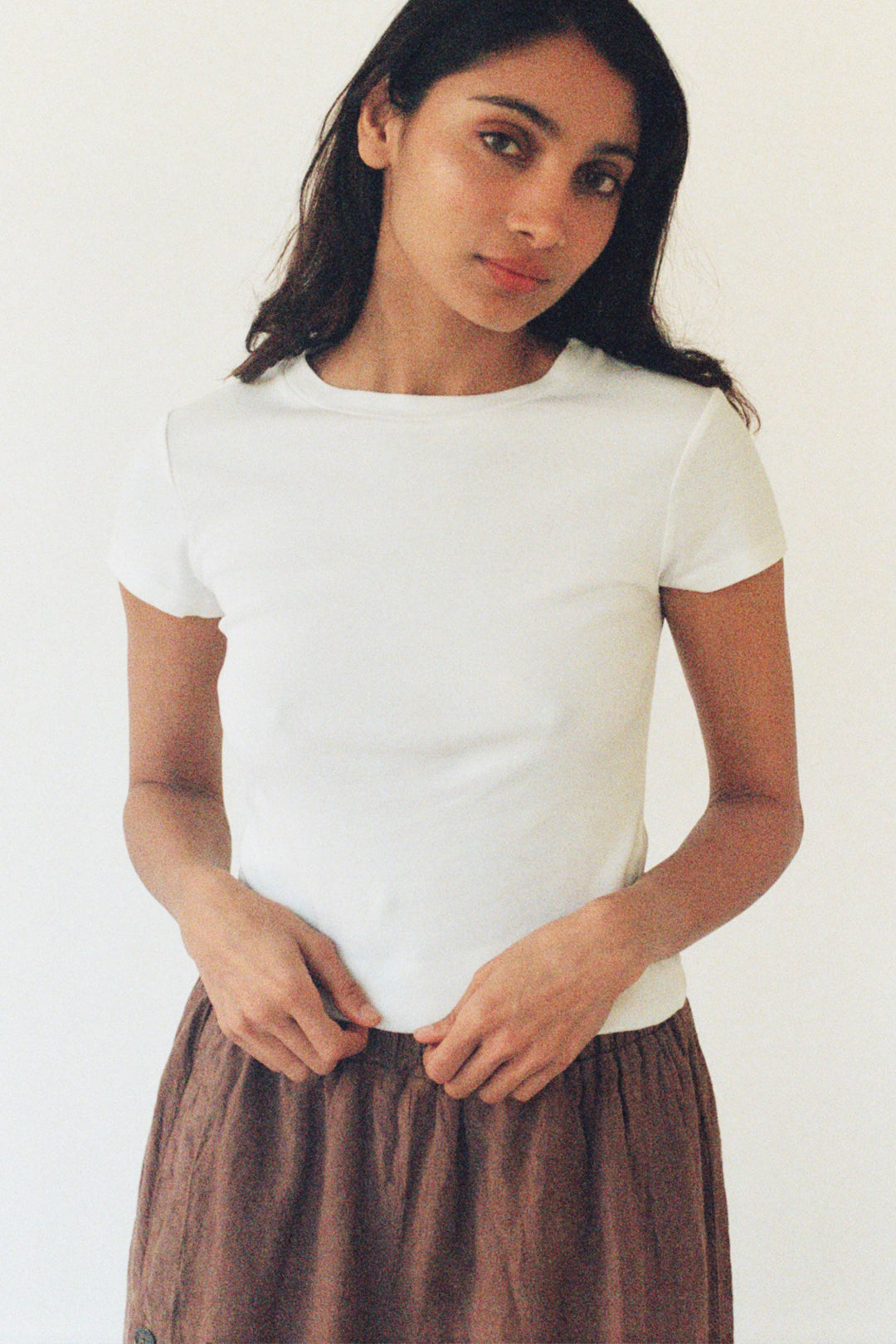 Bebe Organic Tee: White