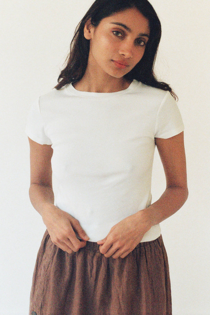 Bebe Organic Tee: White