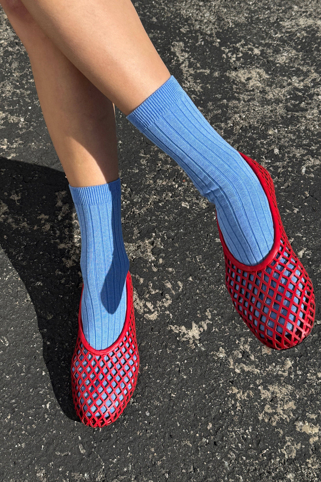 Her Socks - MC Cotton: Periwinkle