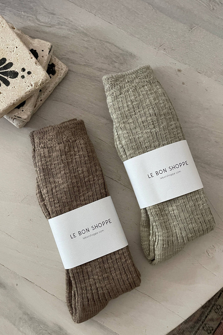 Cottage Socks: Flax