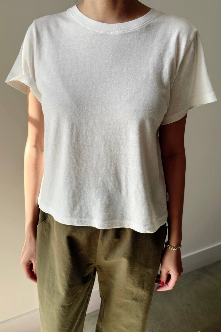 Airy Darling Tee: Vintage White