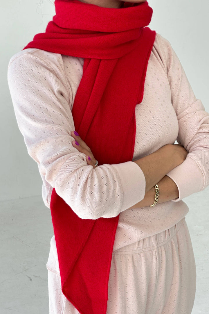 Le Bon Cashmere Shawl: RED