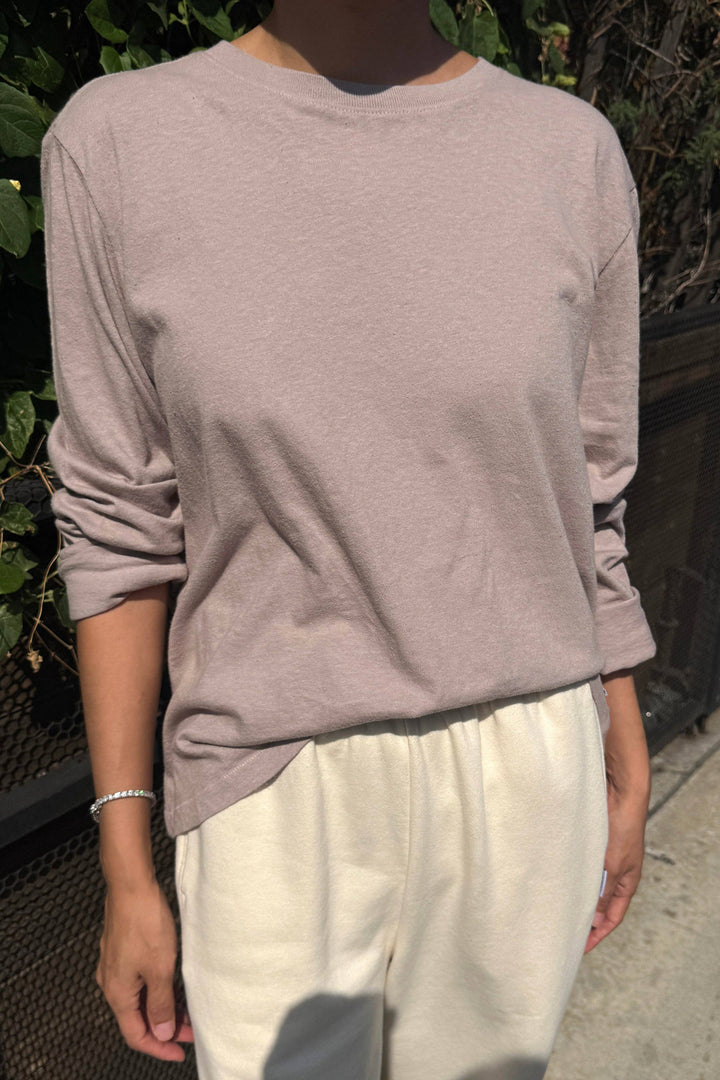Foundation Long Sleeve Tee: Dark Cacao