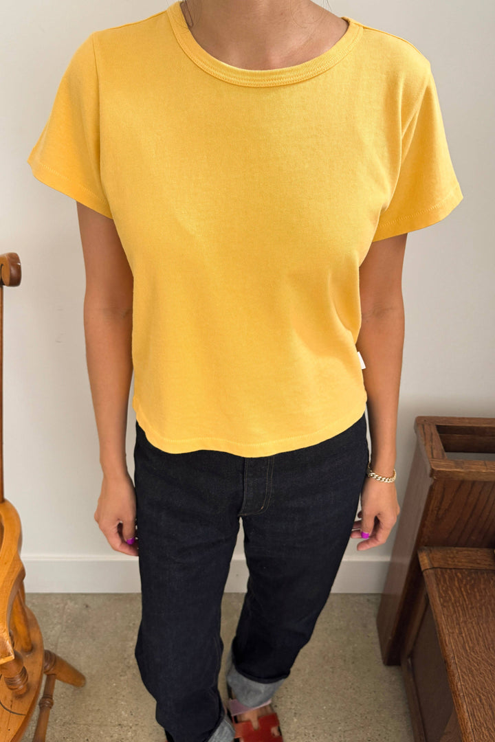 The Little Boy Tee: Egg Yolk