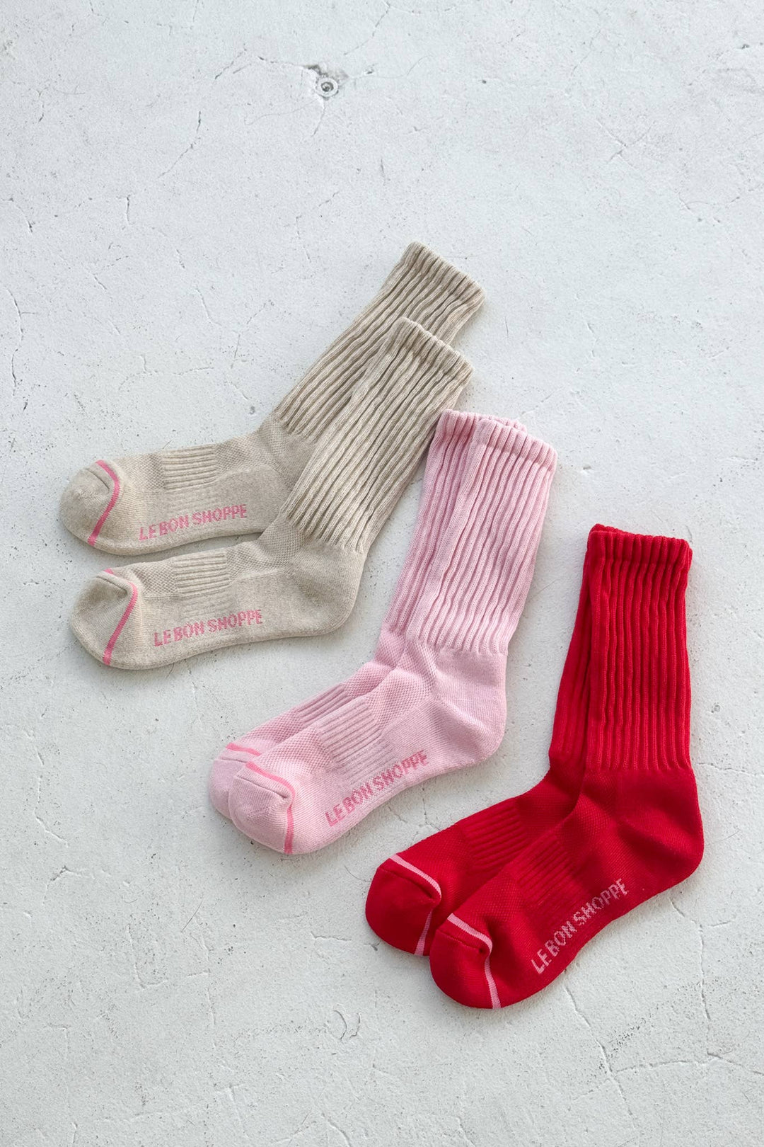 Ballet Socks: Oatmeal