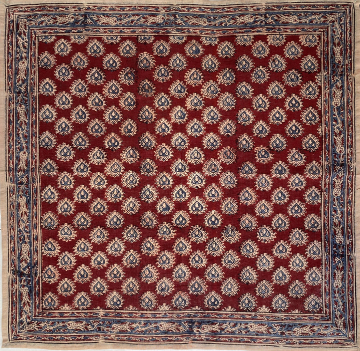 Diya's Flame - Kalamkari Cotton Bandana
