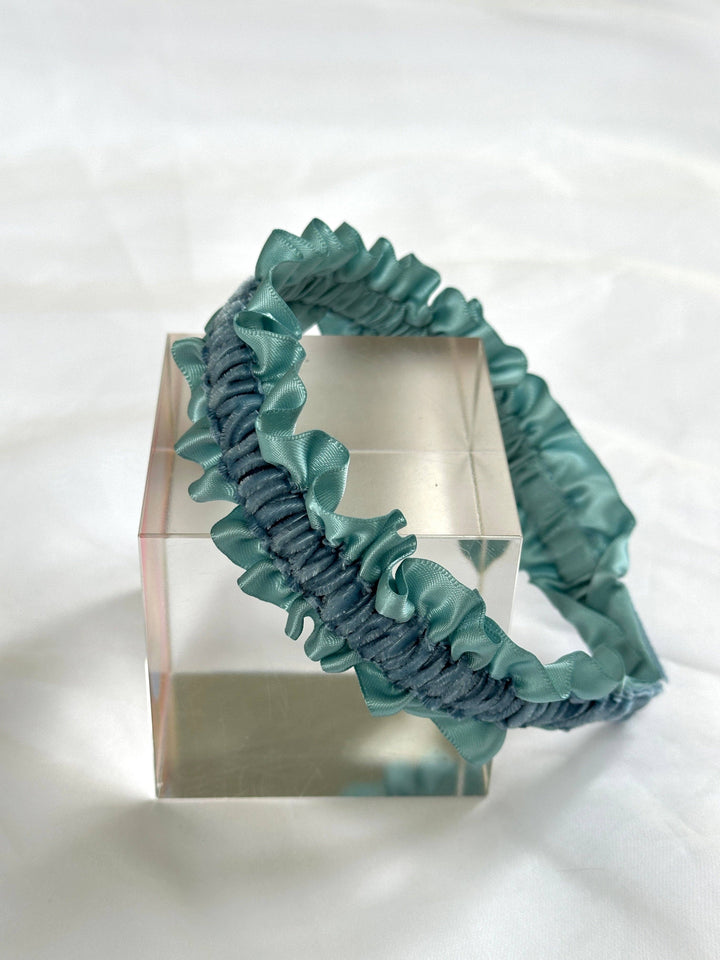 Antoinette Headband: Antique Blue