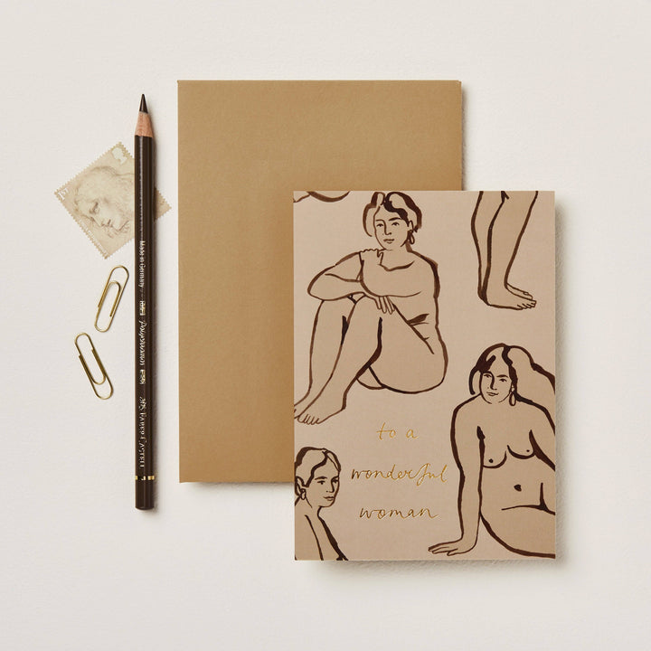 Nudes 'To a Wonderful Woman' Card