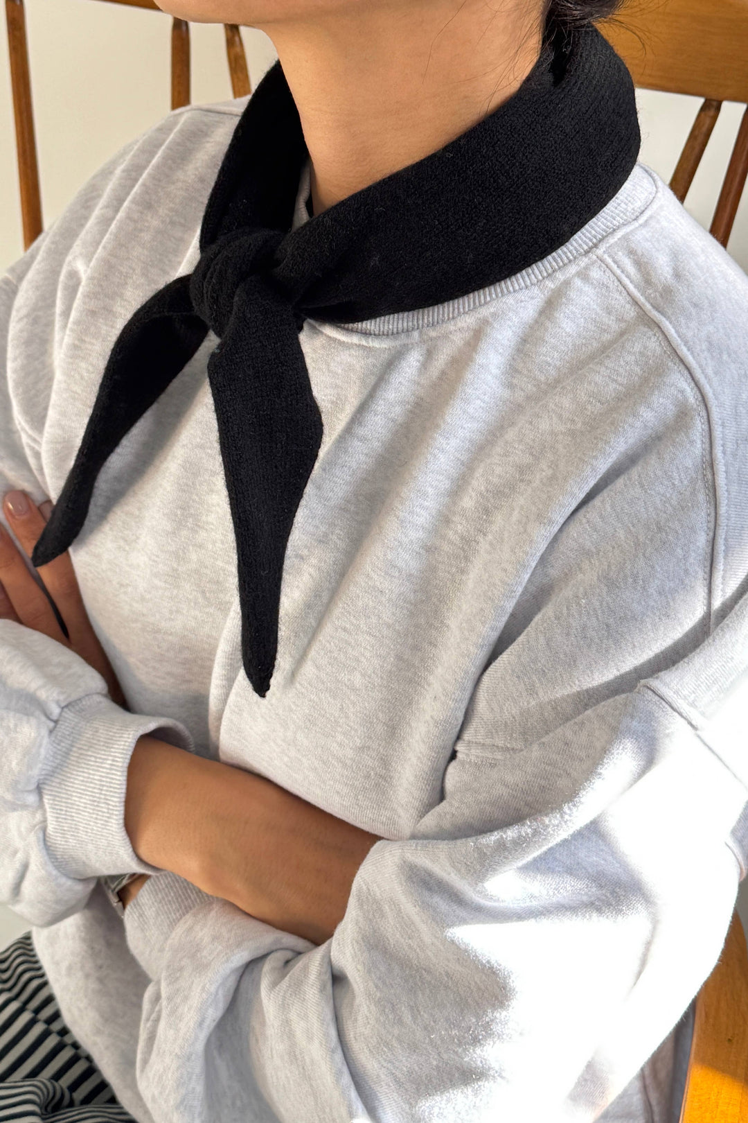 Le Bon Cashmere Bandana: MOCHA