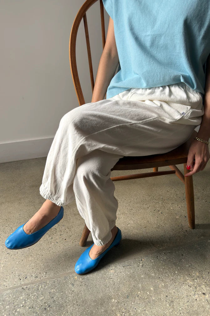 Balloon Pants: White Cotton