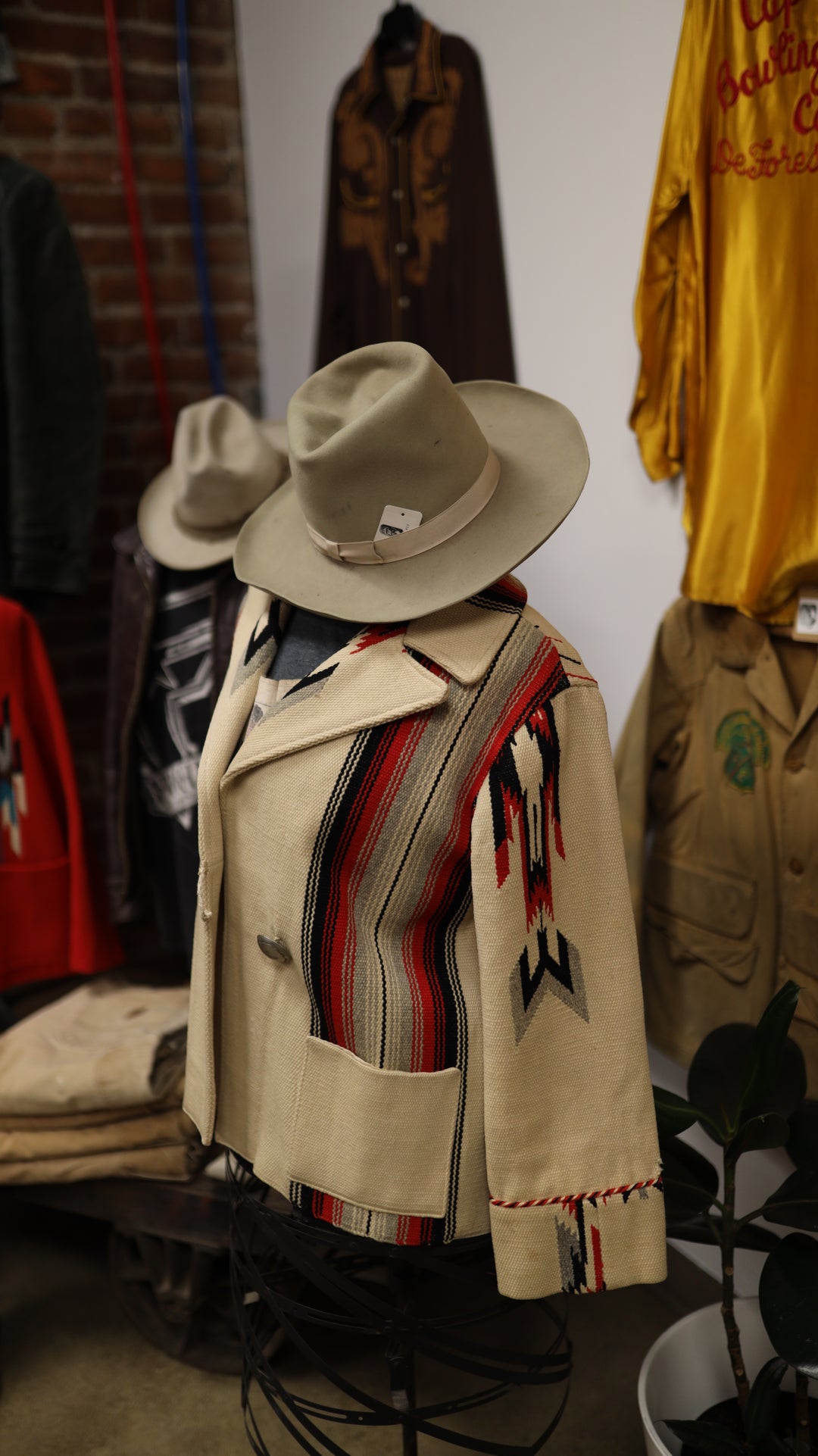 Vintage 1940's Chimayó Wool Jacket - S/M
