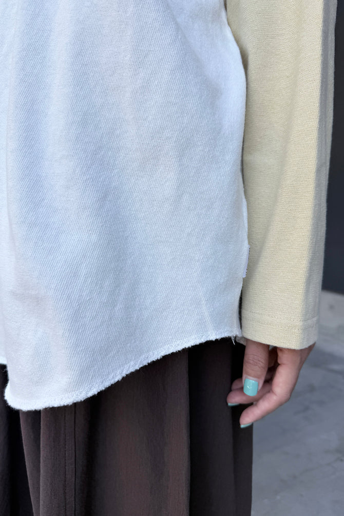 Raglan Cotton Tee - Butter