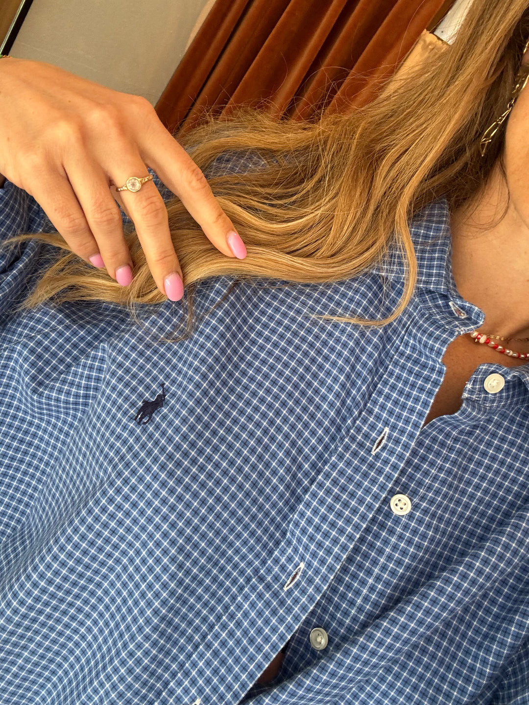 Vintage Designer Oxford - Blue Polo Ralph Lauren  - XXL