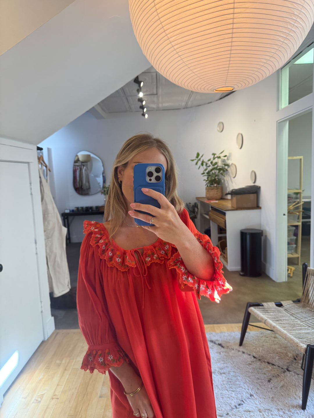 Embroidered Hilma Dress - multiple colors