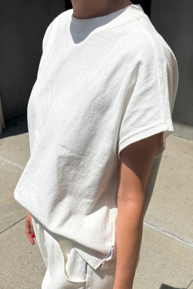 Jeanne Tee - White Cotton