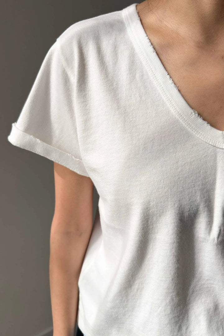 La Vie Tee - Made with Organic Cotton: Vintage White