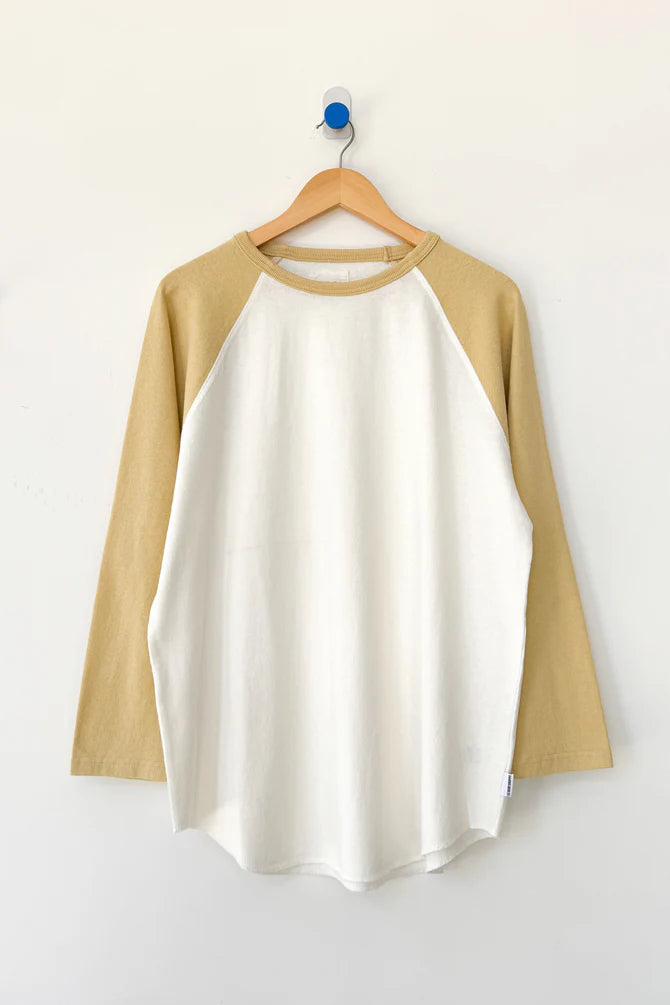 Raglan Cotton Tee - Butter