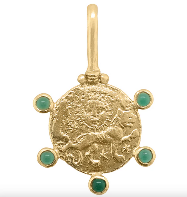 Jahangir Pendant with Green Onyx