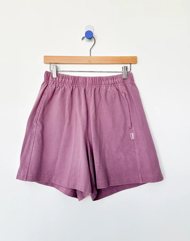 Flared Basketball Shorts - Dusty Lilac