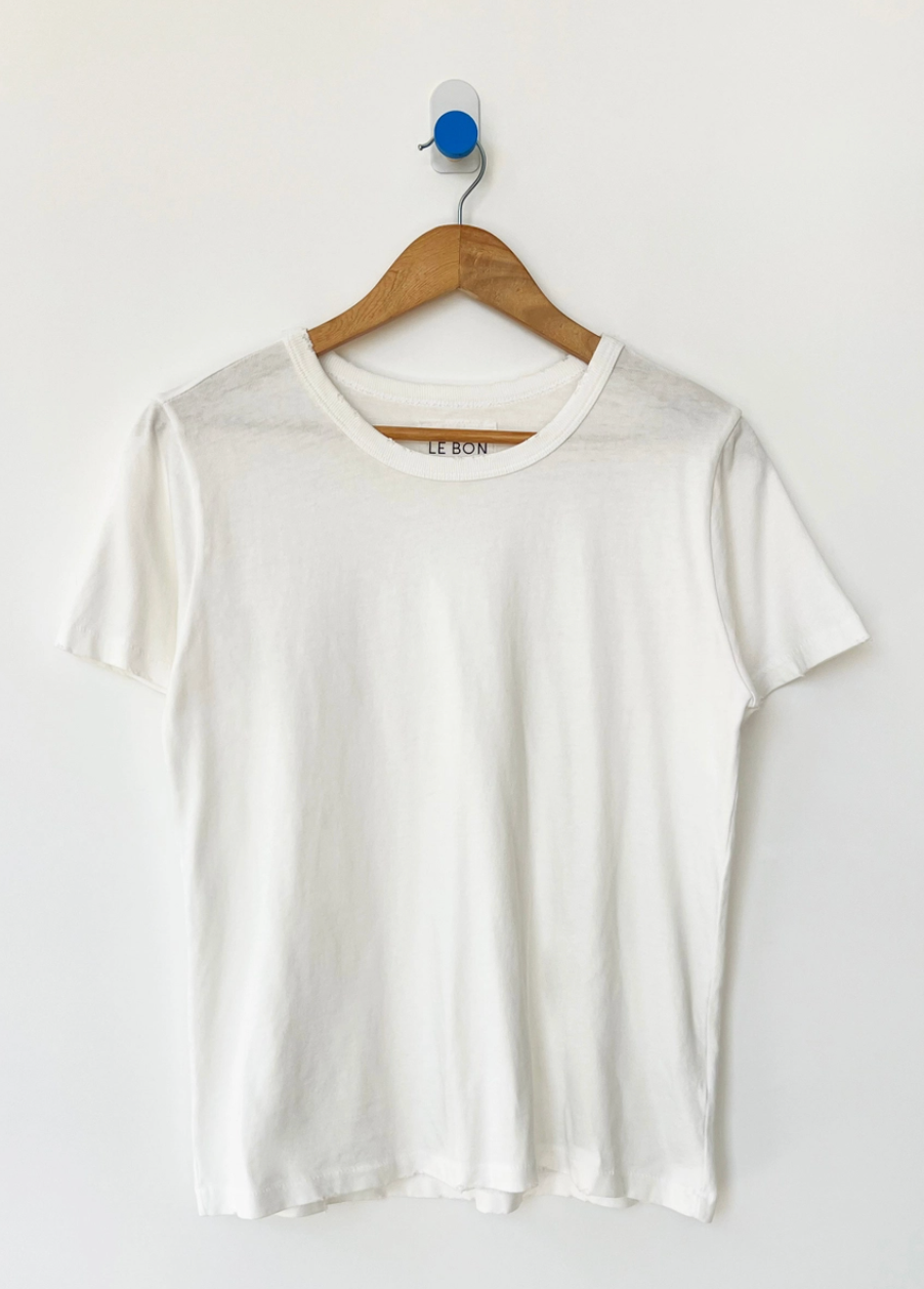 Organic Cotton Vintage Boy Tee - White