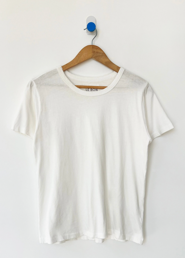 Organic Cotton Vintage Boy Tee - White