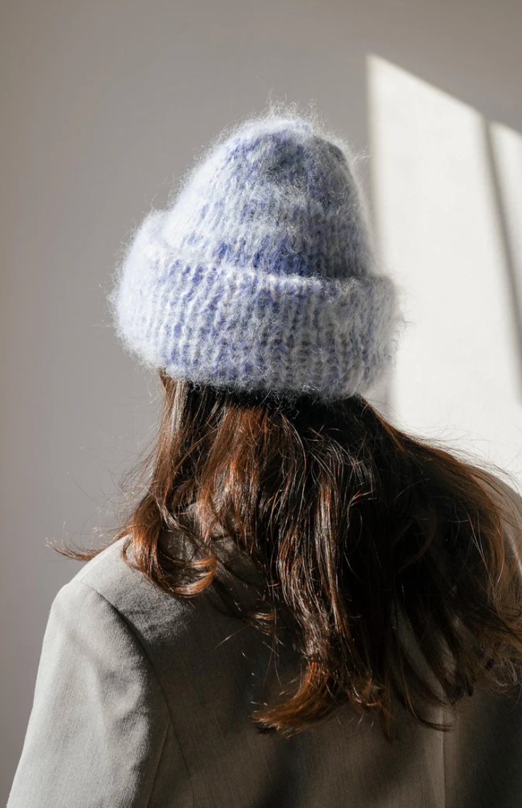 Brushed Mohair Beanie - Multiple Colors